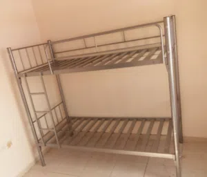 heavy duty bunk bed with 2 mattress for sale brand new