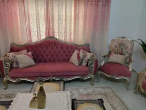طقم كنبايات وارد مصر خشب زان جديد