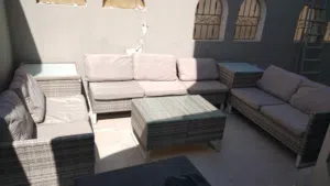 للبيع جلسة خارجيه مستعمله بحاله ممتاز