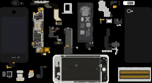 iPhone battery ORG 5BD (12PM to 16PM)بطاريات ايفون اصلية مستعمله