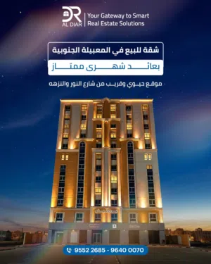 شقة غرفتين وصالة بالمعبيلة بسعر فرصة لا يتكرر! 23,500 ريال فقط