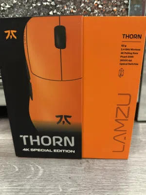 Lamzu Fnatic thorn 4K Hz limited edition wireless gaming mouse for sale