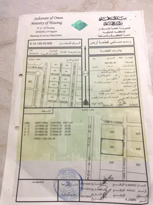 ارض للبيع بولاية ازكي