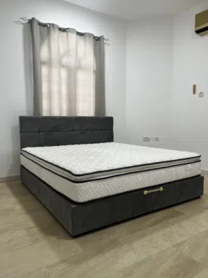 Almost new King bed with mattress