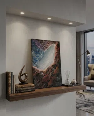 “Celestial Rift” A MEDIUM SIZED CANVAS HAND PAINTING