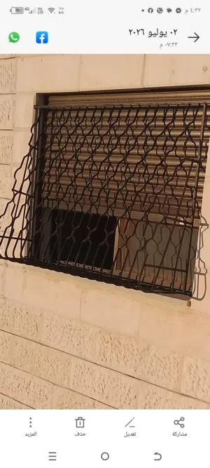 حمايات شبابيك حديد (عدد 8 )