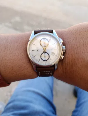 Hamilton jazmaster automatic chronograph  اصلية 100% جديدة