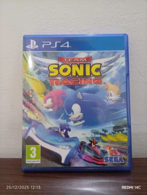 لعبة team sonic racing بلايستيشن 4 و البلايستيشن 5 مستعملة مدة بسيطة جدا   قابل للتفاوض
