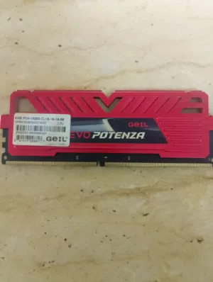 evo potenza 8 gb ram 2400mz ddr4 رام 8 جيقا سرعة 2400 شغاله ميه الميه