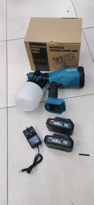 مكينة صبغ كهربائية كهرباء بطارية لاسلكي مرش الصبغ رش رذاذ Battery dye gun شرش قو