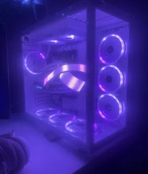 PC Gaming RTX 4060 + شاشة 240Hz  يشغل جميع الألعاب بفريمات عالية + شاشة + كيبورد + ماوس + توصيل