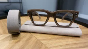 Meta rayban display Shiny sand standard size band