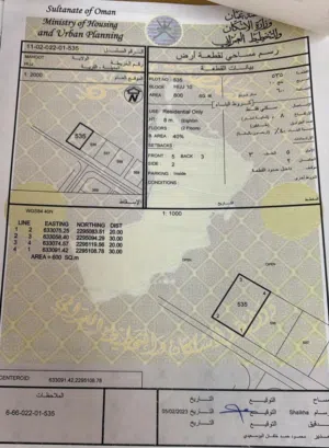Residential Land for Sale in Al Wustaa Mahut