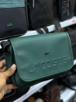 Sacoche Lacoste vert et gucci
