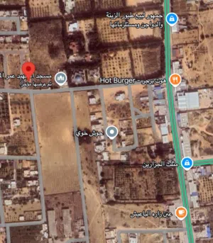 قطعة أرض للبيع شارع الرياحين