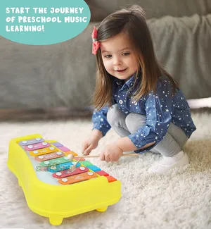لعبة بيانو و إكسيليفون 2 في 1 العاب اطفال هدايا هديه طفل