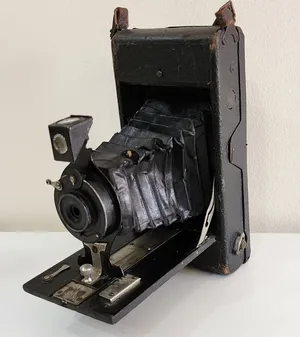 Vintage folding bellow camera for immediate sale