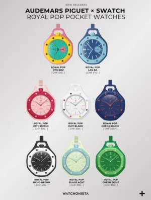 Swatch x Audemars Piguet Royal Pop - Confirmed Pick-up May 16