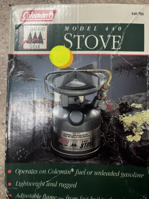 غاز سفري كولمان اصدار قديم يعمل بالبنزين كولمان امريكي
