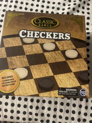 Checkers board game, never used in Rak
