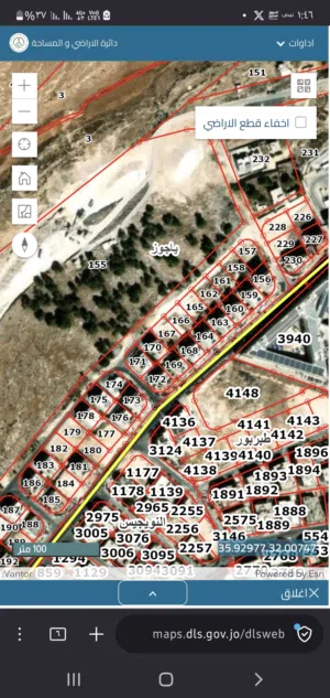 Residential Land for Sale in Amman Yajouz