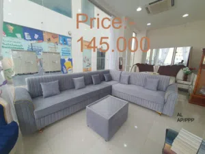 كرسي جديد على شكل حرف L L shape sofa set