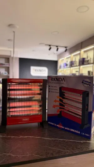 صوبة بركندة كهربائيه موفرة للكهرباء 2 شمعات كوارتز 800 واط واط كفالة 2 سنوات