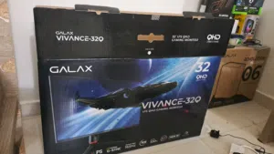 شاشة ألعاب جالاكس 32 بوصة QHD IPS (165Hz) بحالة ممتازة مع الكرتونة GALAX Vivance-32Q Gaming Monito