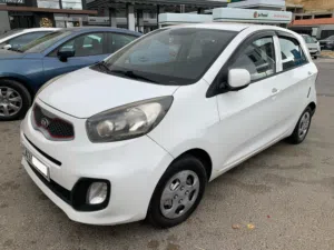 Kia Picanto 2015 White – Automatic 1250cc - كيا بيكانتو 2015 أبيض اوتوماتيك