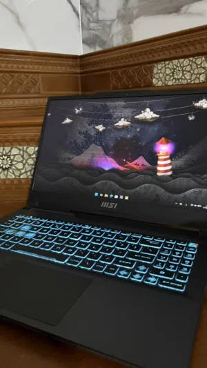لابتوب MSI RTX 4050 قوي جداً و نظيفة