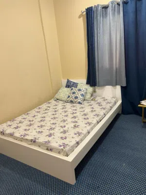 Queen size ikea bed in good condition with matters