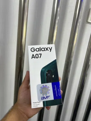 Samsung A07 4RAM / 128GB جديد مسكر بالكرتونة كفالة الوكيل الرسمي وشركتنا 3 سنوات