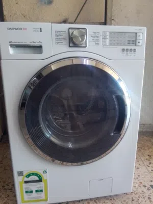 عرض جمعه البيضاء  غسالة دايو مع حماصة 9كيلو غسيل 7تنشيف 1600دورة بسعر 240دينار