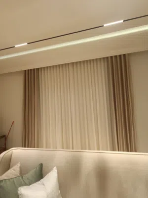 Curtains with sheer