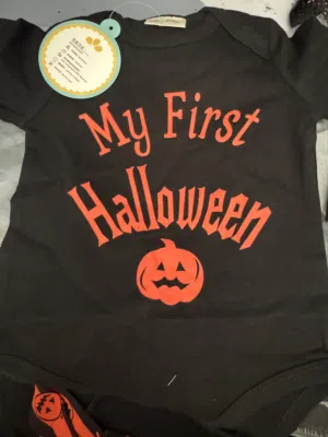 Babies overalls black Halloween