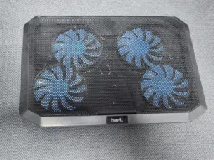 HAVIT HV-F2076 Gaming Laptop Cooling Pad RGB Backlite مبرد لابتوب احترافي هادئ مع التحكم بالاضوية