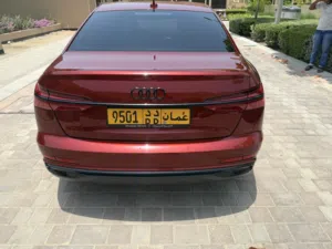 2024 Audi A6 S6 Sedan Burgundy GCC Specs - Excellent Condition with Advanced Features