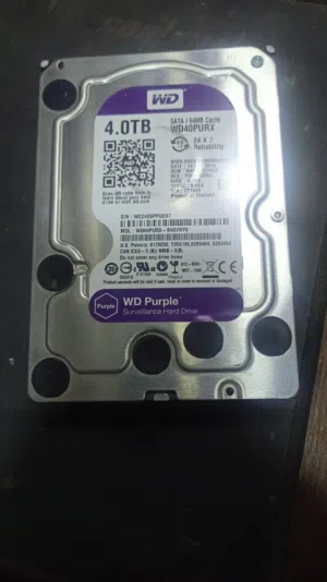 هاردسك كمبيوتر داخلي   مستعمل HDD 4T PURPLE WD
