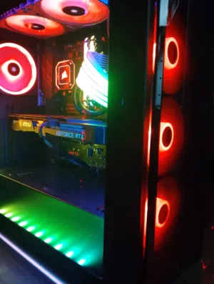 Rtx 3060 ti, i7-9700 gaming pc بي سي قيمنق