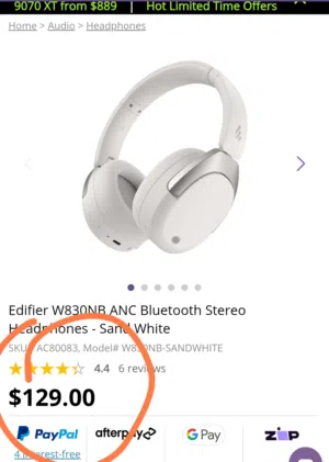 سماعة Edifier W830NB