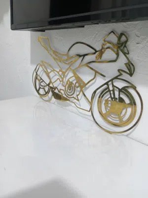 ديكور دراجة نارية تعليق على الحائط