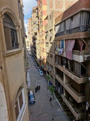 شقة للبيع بمساحة واسعة 200 متر في الهرم الموقع شارع الجابري متفرع من شارع الوفاء والأمل الدور الخامس