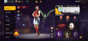 Free Fire account mp40 copra level 3.  Prime 2