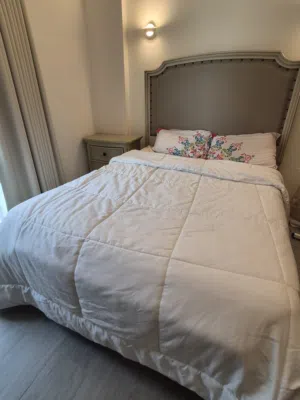 Beautiful bedroom set with two night stands