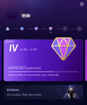 TikTok account lvl 38