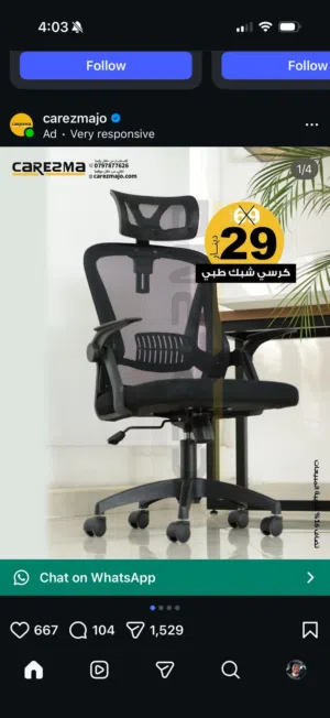 كرسي مكتب/كراسي مكتب شبك