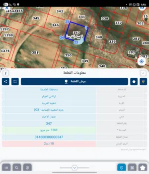 Residential Land for Sale in Amman Al-Dhuheibah Al-Gharbiyah