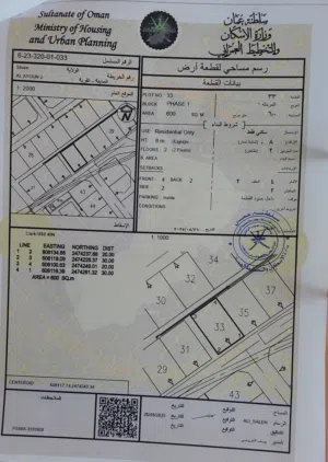 ارض 588م للبيع سكنية في سناو العيون مقابل المركز الصحي