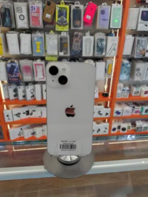 iPhone 14 128g بطارية 84% لون ابيض جهاز وكالة خالي من الخدوش