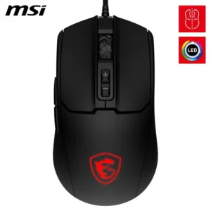 ماوس ام اس اي سلكي اصلي MSI FORGE GM100 6400 DPI USB WIRED MOUSE